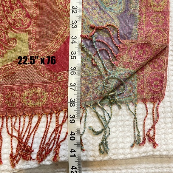 Collection Eighteen Paisley Shawl Scarf - Picture 11 of 11